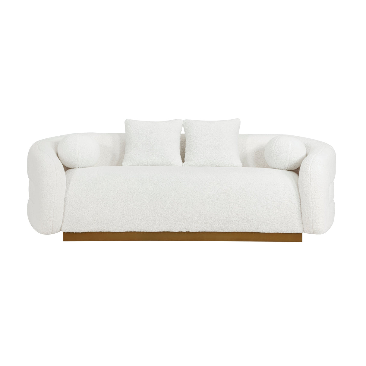 Novella White Sofa by Homelegance at Eve Furniture