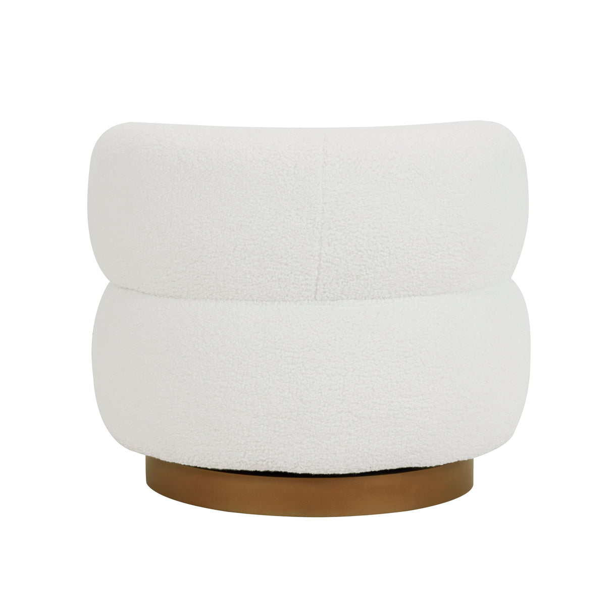 Novella White Swivel Chair by Homelegance at Eve Furniture