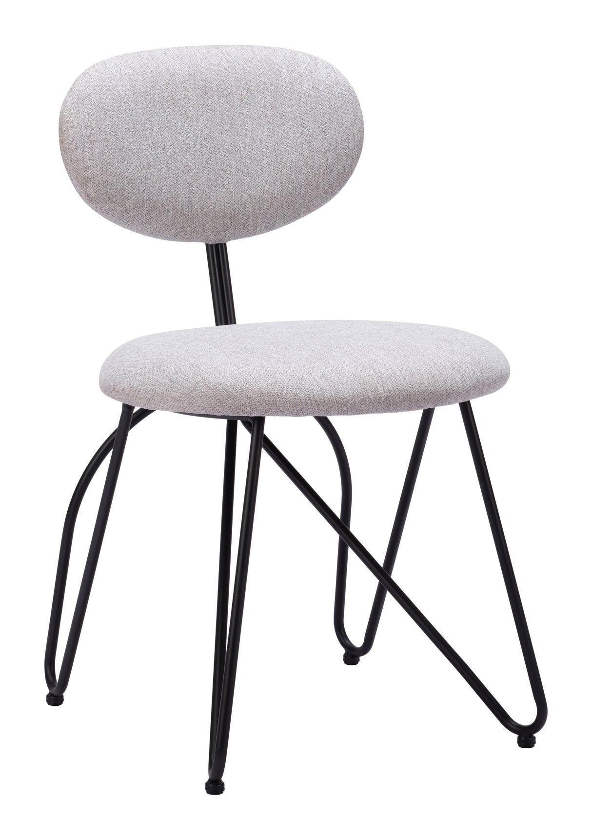Novi Dove Gray Dining Chair (Set of 2) by Zuomod at Eve Furniture
