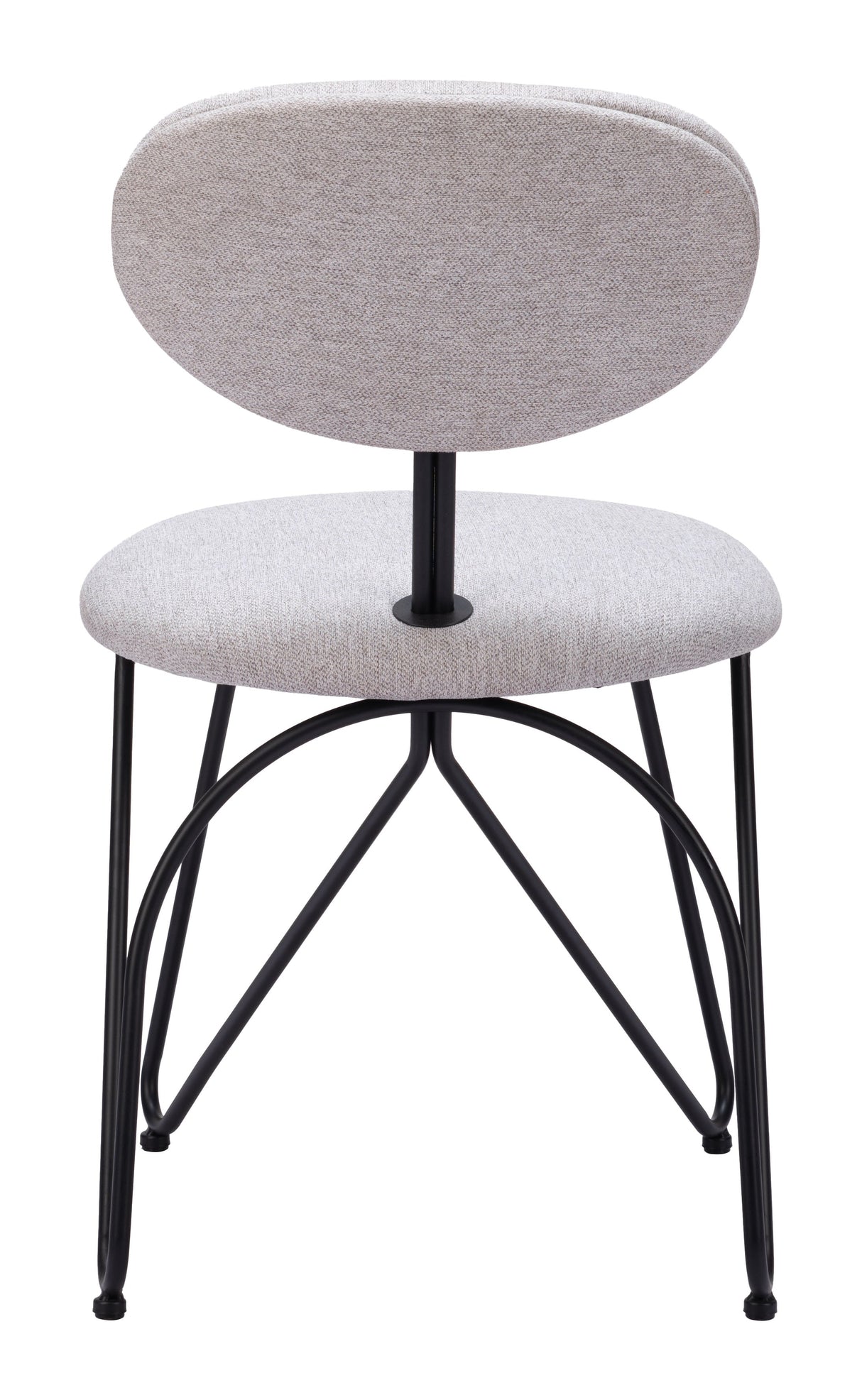 Novi Dove Gray Dining Chair (Set of 2) by Zuomod at Eve Furniture