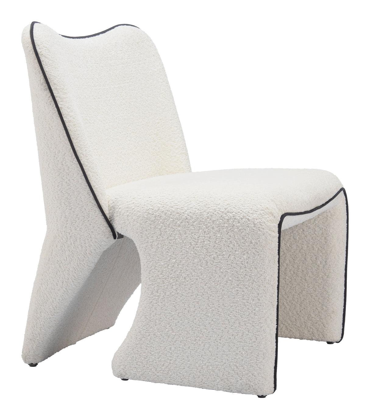 Novo Ivory Accent Chair by Zuomod at Eve Furniture