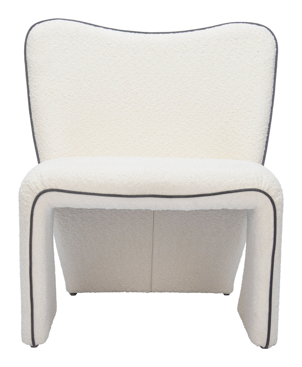 Novo Ivory Accent Chair by Zuomod at Eve Furniture