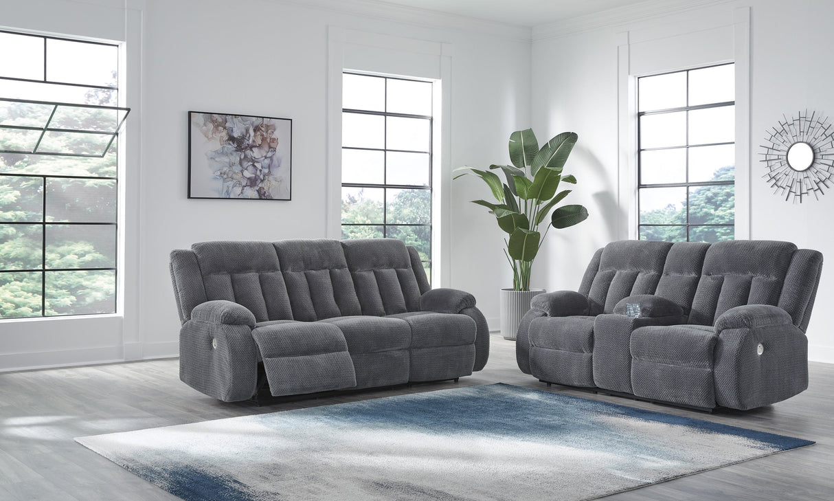 Observation Steel Power Reclining Sofa and Loveseat