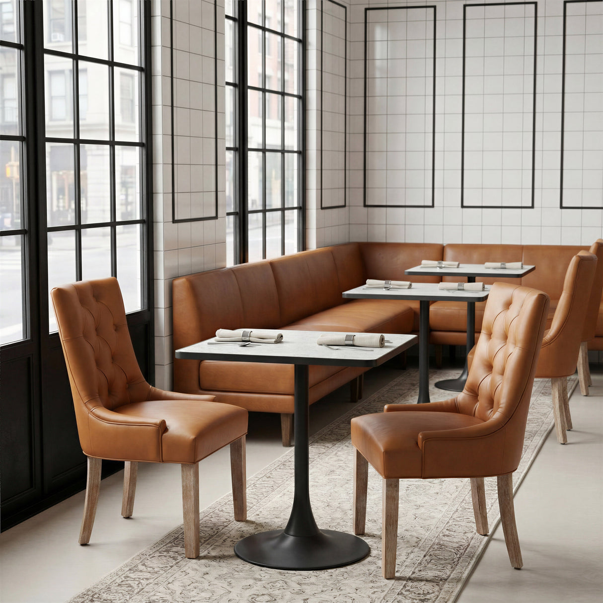 Nuby Brown Dining Chair by Zuomod at Eve Furniture
