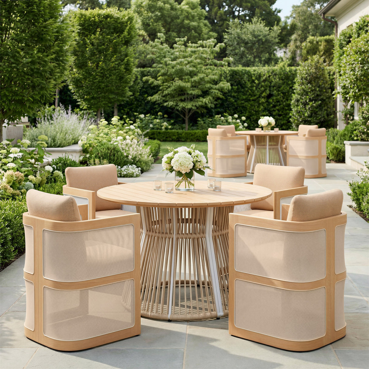 Nue Brown Outdoor Dining Chair by Zuomod at Eve Furniture