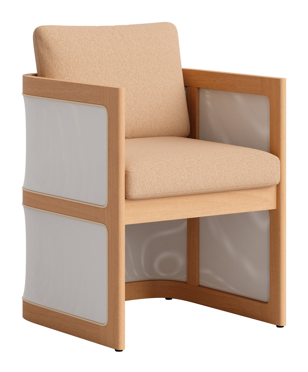 Nue Brown Outdoor Dining Chair by Zuomod at Eve Furniture
