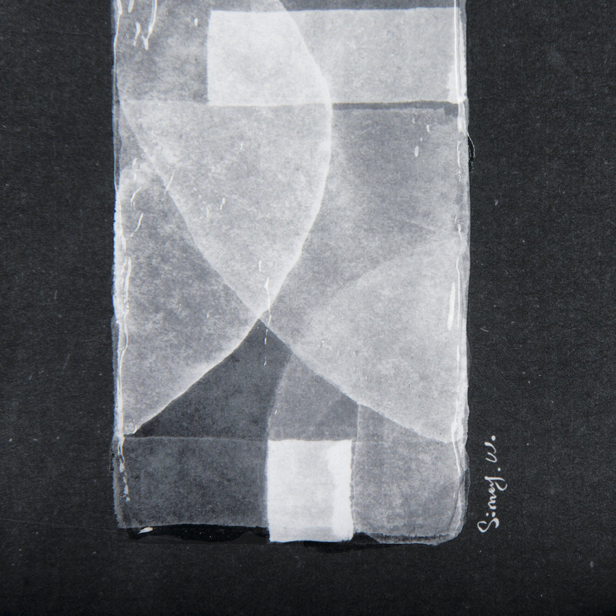 Numbers I by Mercana Studio a Hand Embellished Textured Framed Art Print Matted under Glass by Mercana at Eve Furniture