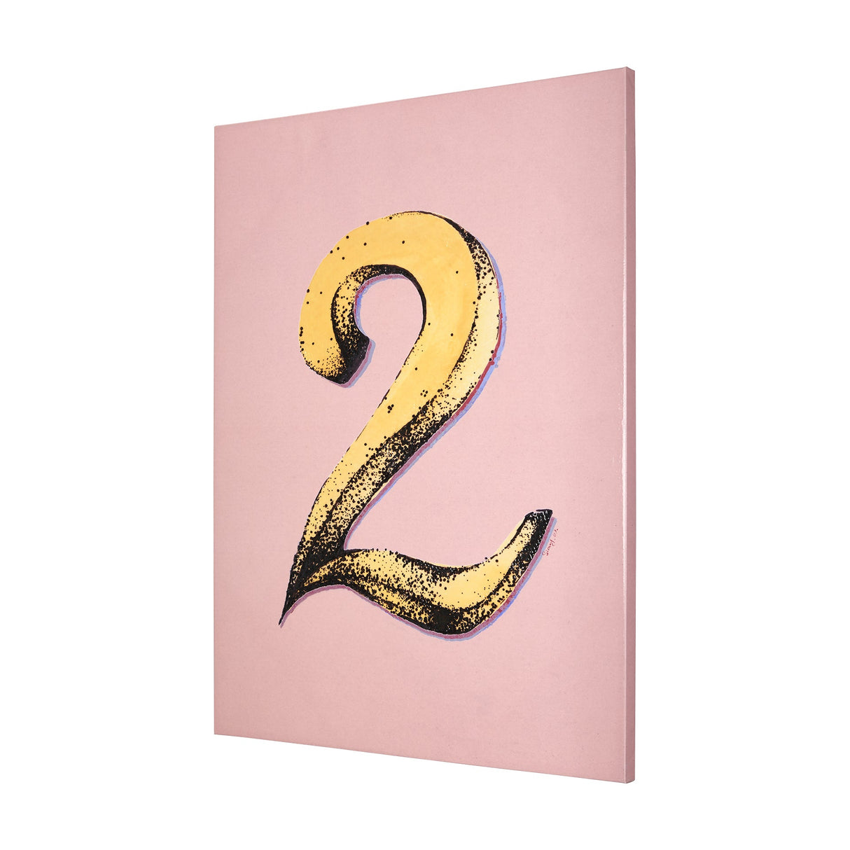 Numbers II by Mercana Studio a Hand Embellished Textured Canvas by Mercana at Eve Furniture