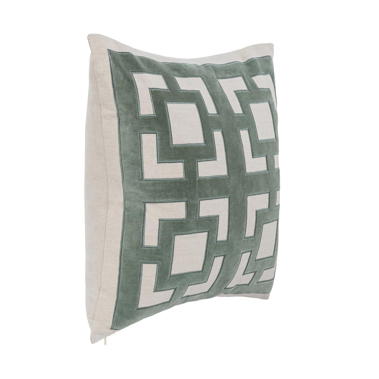 NV Corbin Jade Green 22x22 Throw Pillow (Set of 2) by Classic Home at Eve Furniture