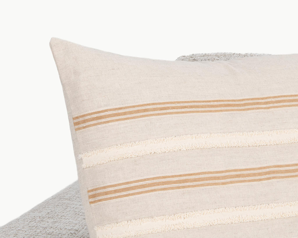 NV Lyndhurst Natural 22x22 Throw Pillow (Set of 2) by Classic Home at Eve Furniture