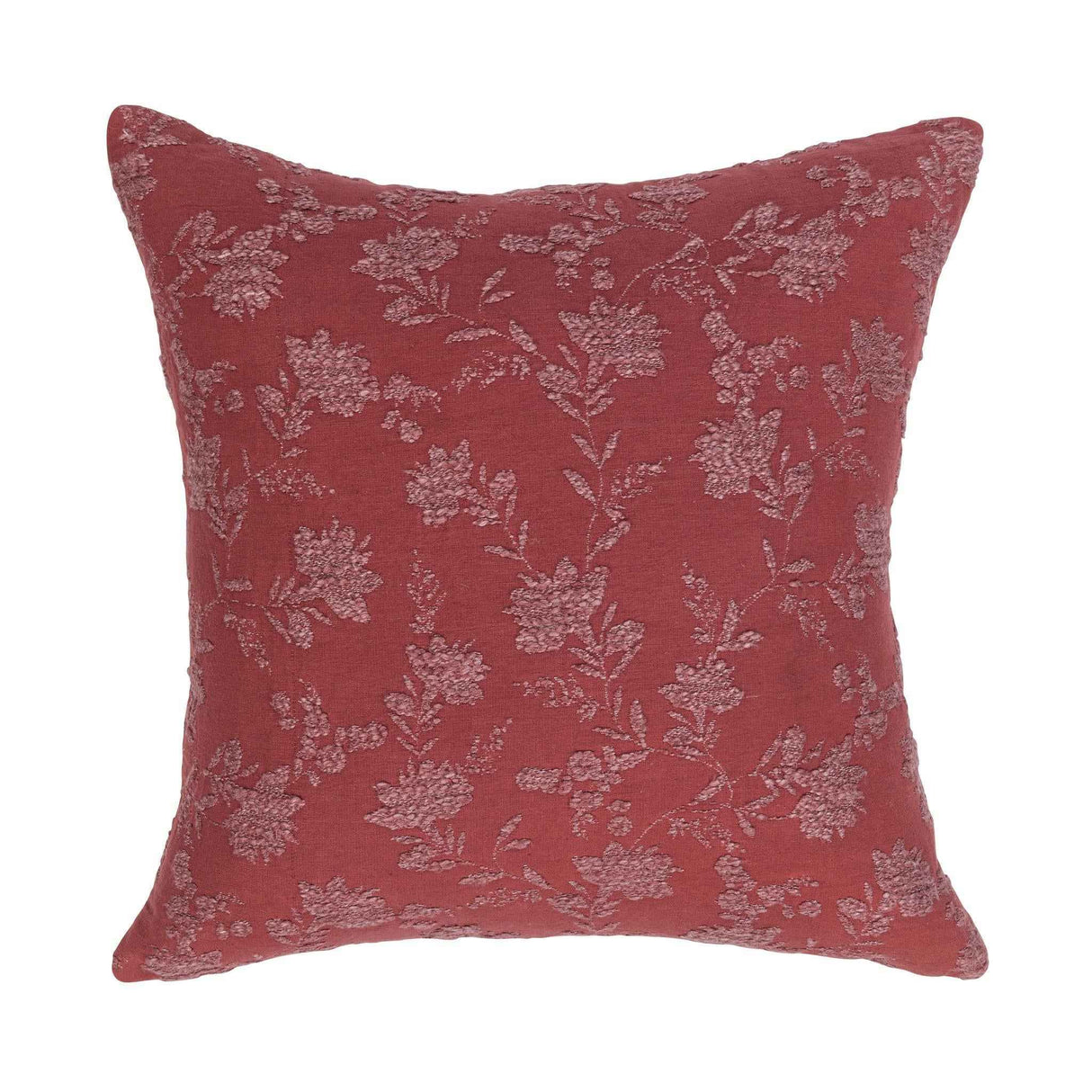 NV Rosecliff Burgundy Red Multiple Sizes 22x22 Throw Pillow (Set of 2) by Classic Home at Eve Furniture
