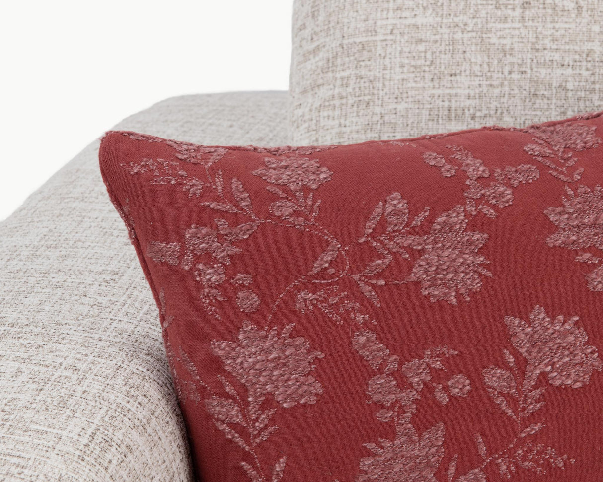 NV Rosecliff Burgundy Red Multiple Sizes Throw Pillow (Set of 2) by Classic Home at Eve Furniture