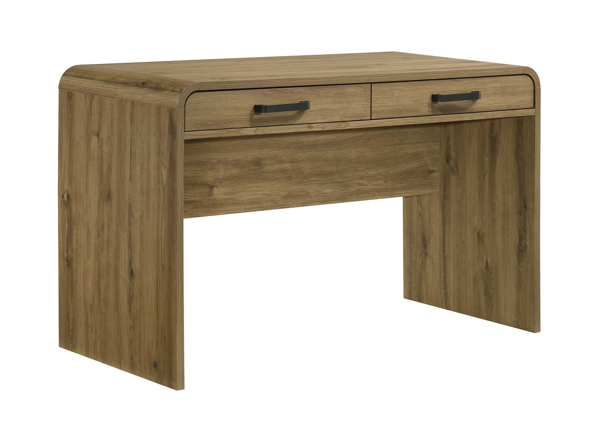 Nyomi Light Brown Writing Desk by Crown Mark at Eve Furniture