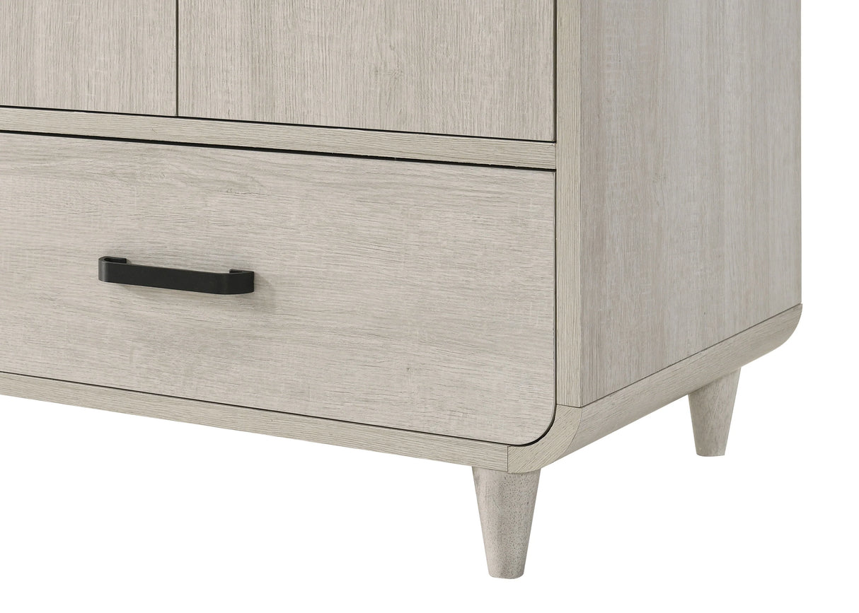 Nyomi White Armoire by Crown Mark at Eve Furniture