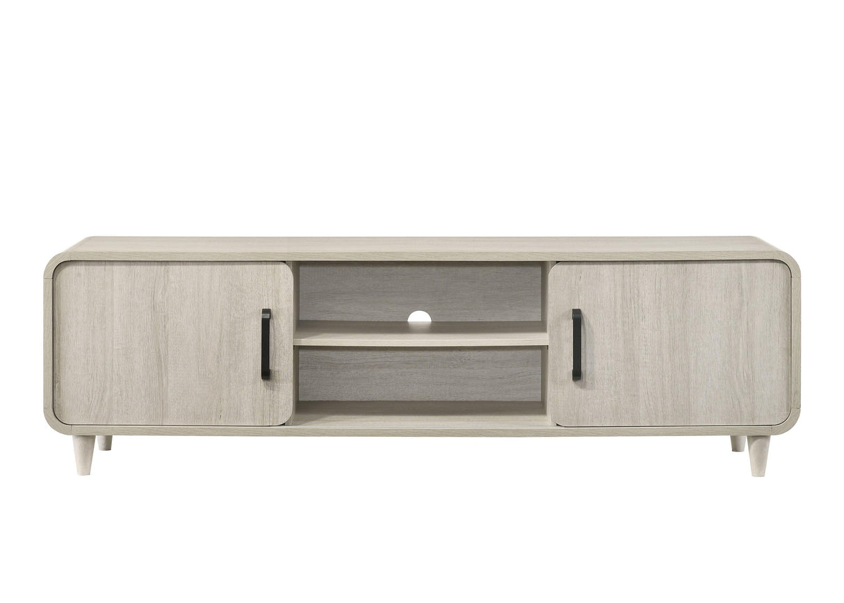 Nyomi White TV Stand by Crown Mark at Eve Furniture