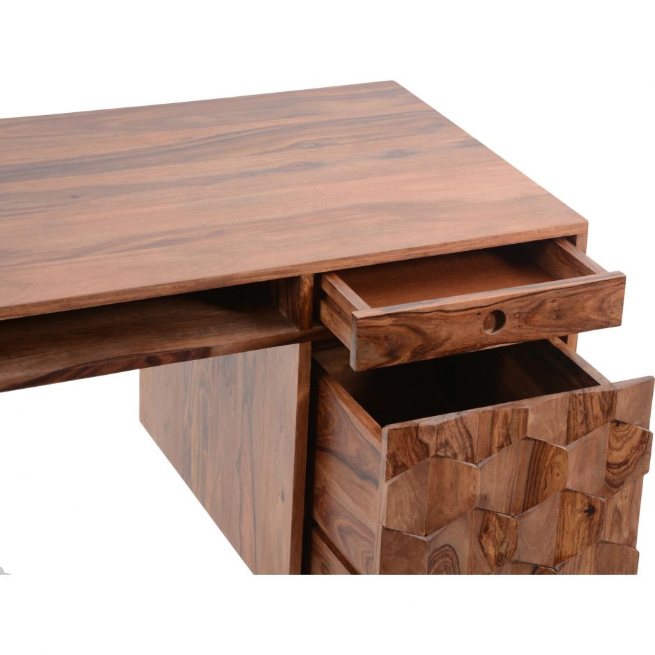O2 Desk Natural by Moe's Home at Eve Furniture