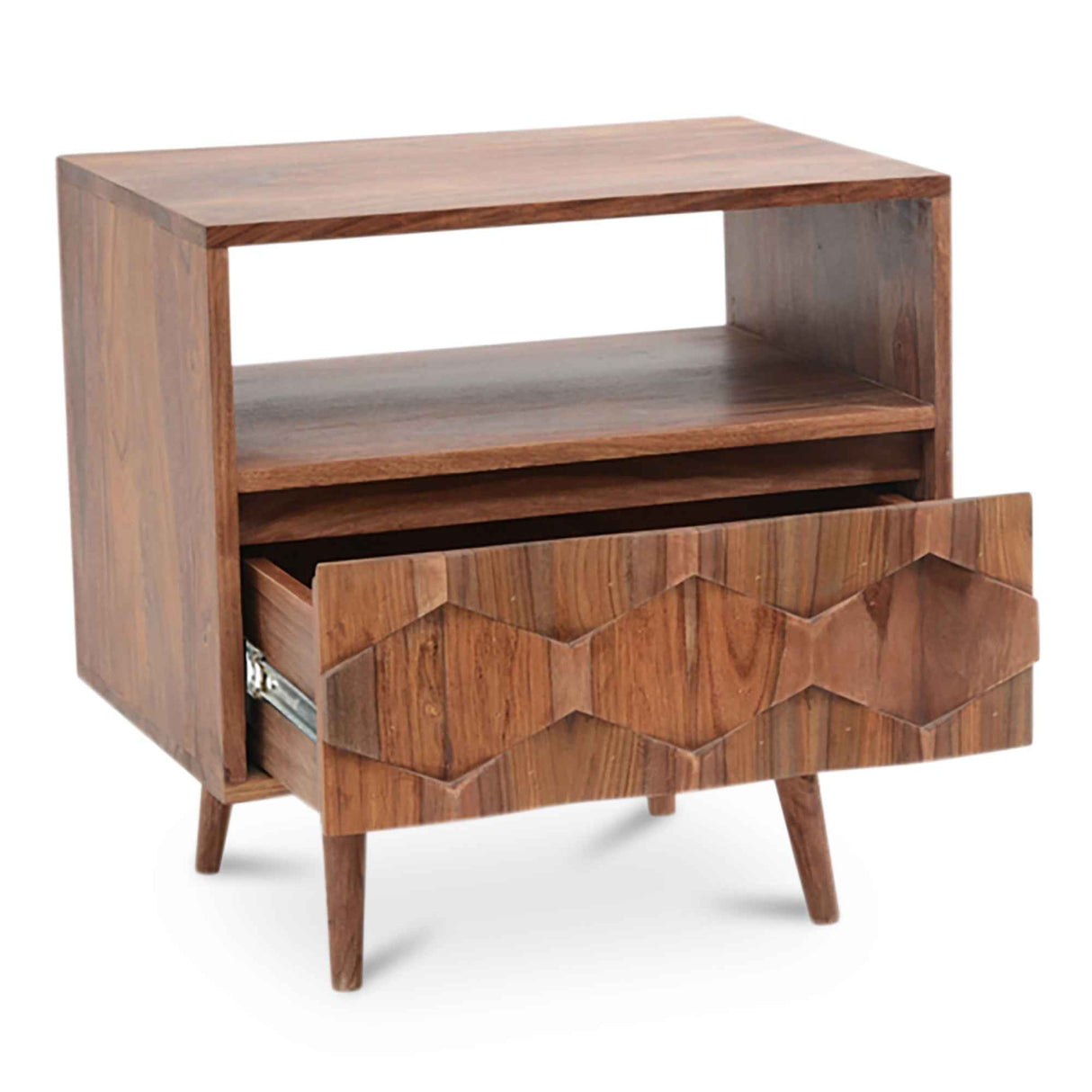 O2 Natural Nightstand by Moe's Home at Eve Furniture
