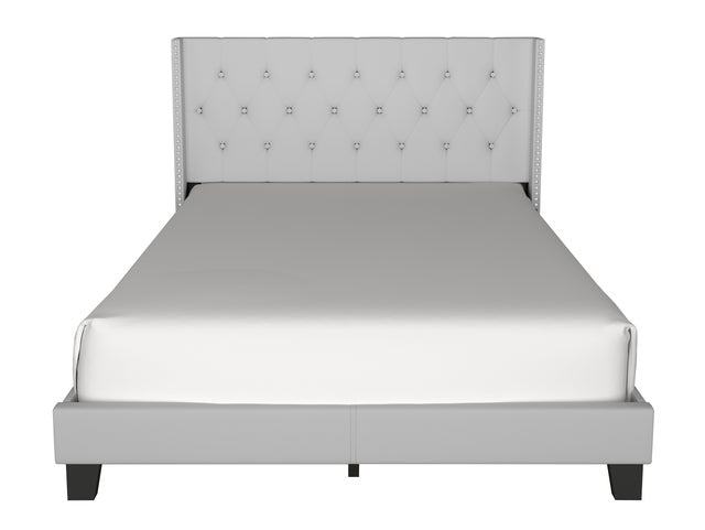 Oak Grey Platform Full Bed by Happy Homes at Eve Furniture