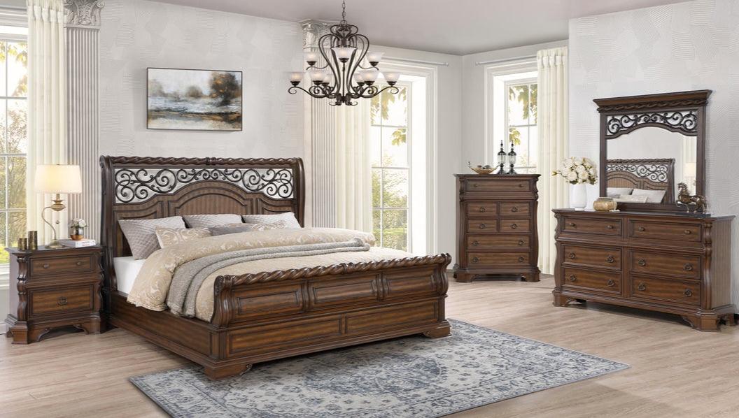 Oak Nest Brown 5-piece Bedroom Set by Happy Homes at Eve Furniture