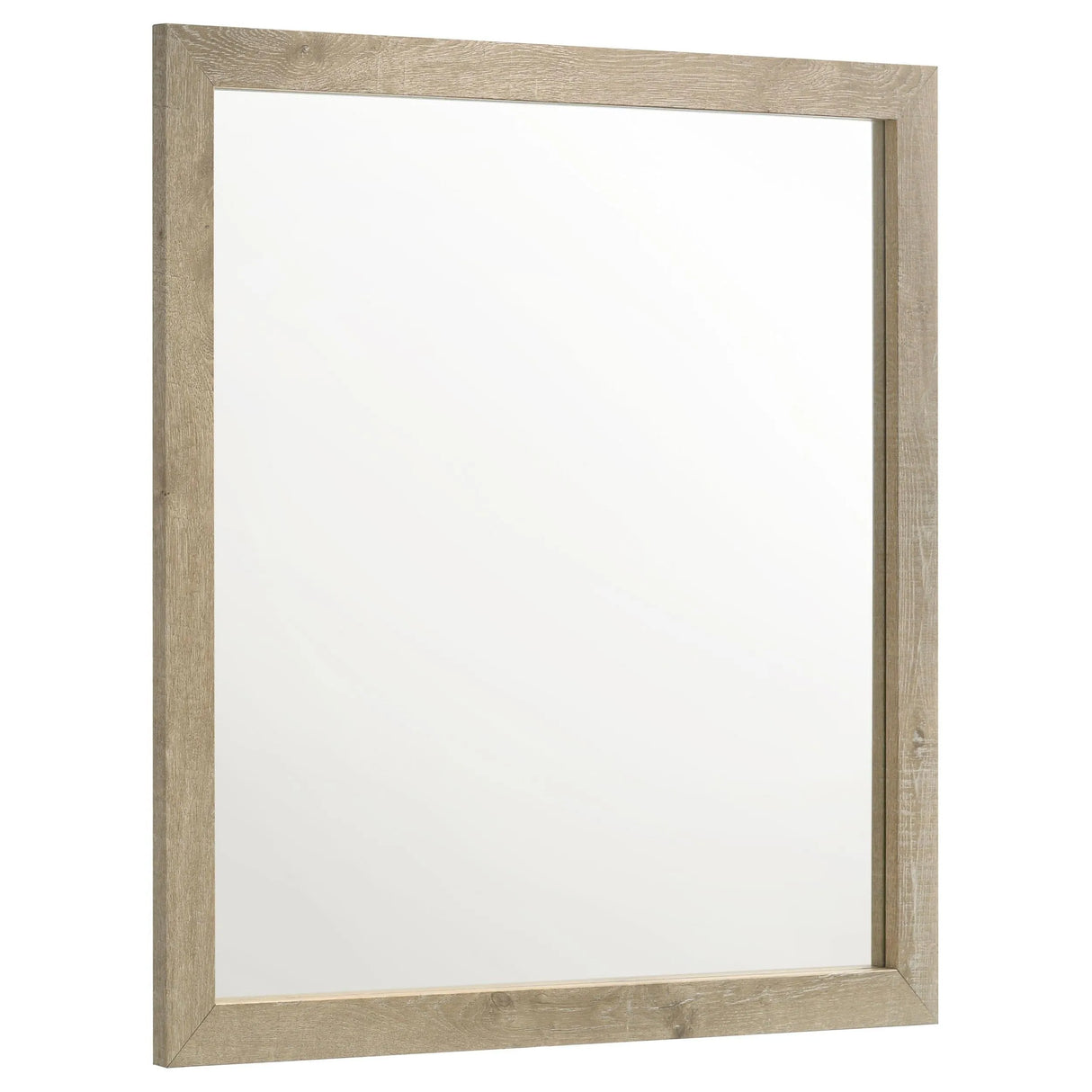 Oakglen Weathered Oak Dresser Mirror by Coaster at Eve Furniture