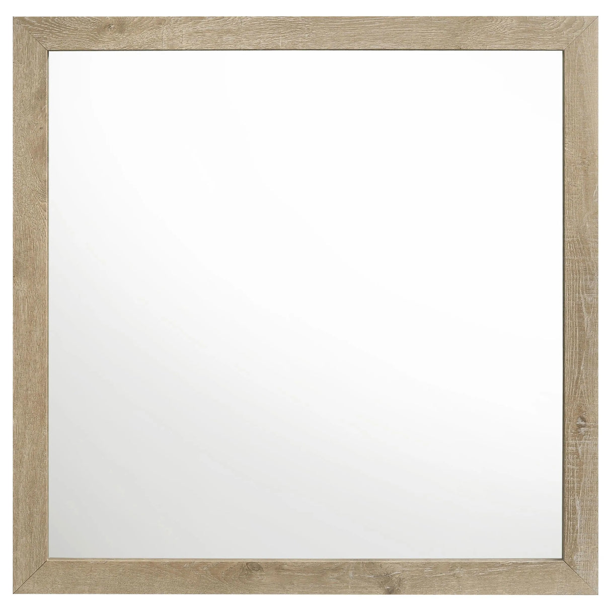 Oakglen Weathered Oak Dresser Mirror by Coaster at Eve Furniture