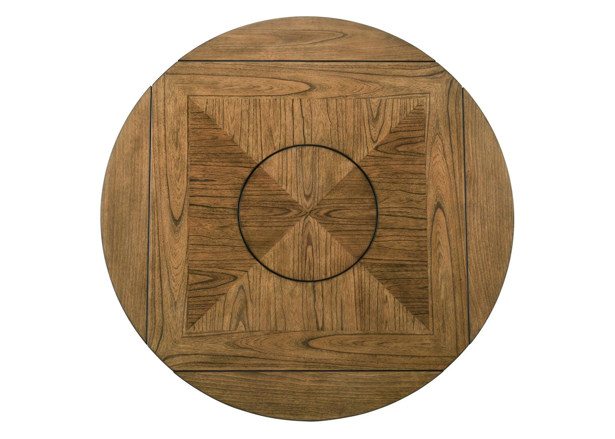 Oakly Brown Round and Square Counter Height Dining Set by Crown Mark at Eve Furniture