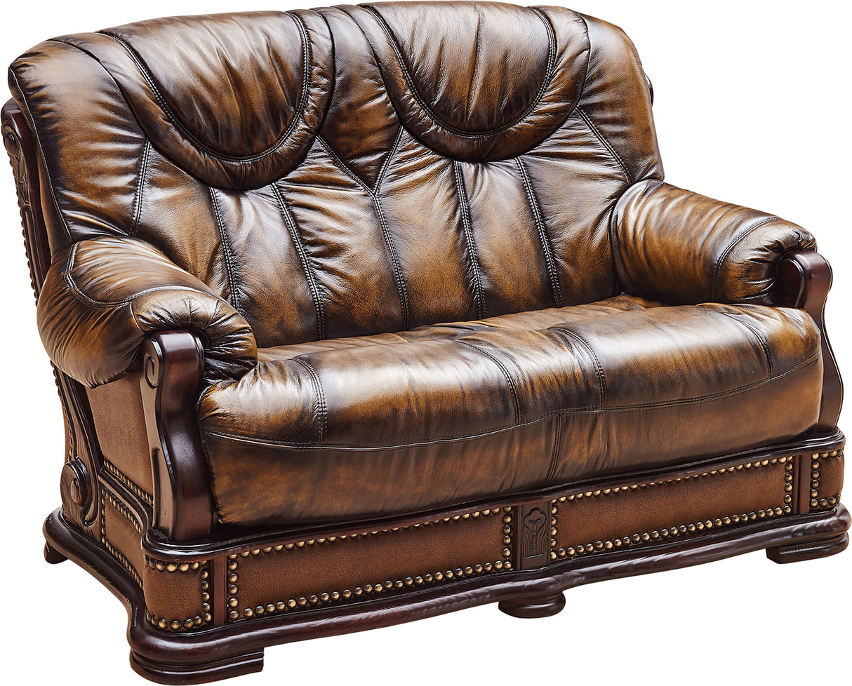 Oakman Sofa and Loveseat by ESF Furniture at Eve Furniture