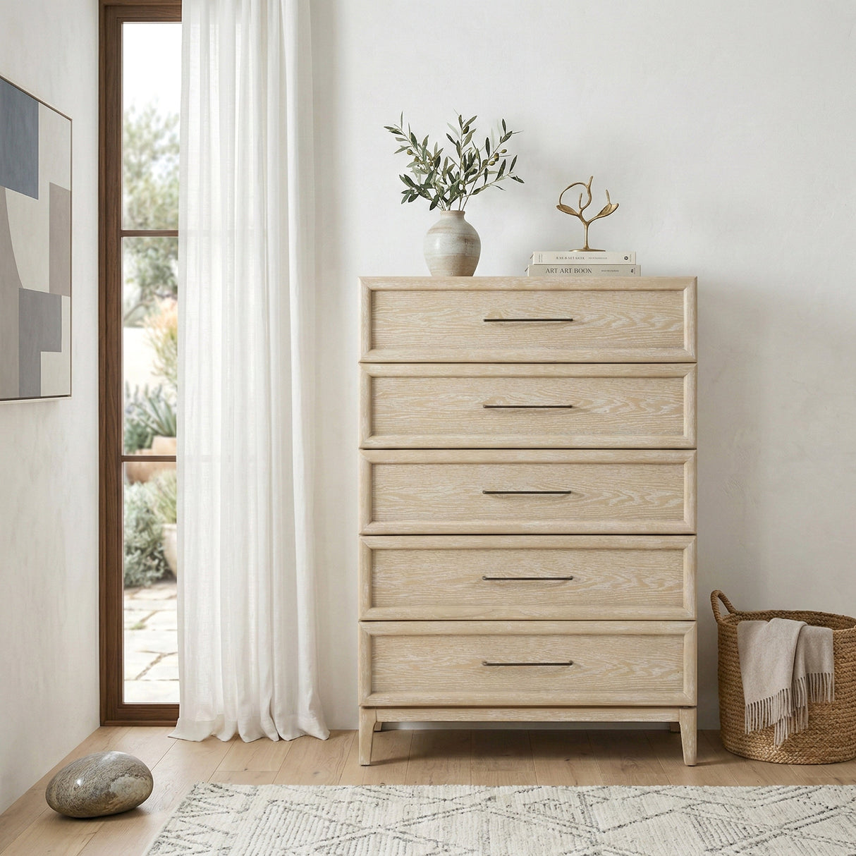 Oakmont Light Brown Chest by Homelegance at Eve Furniture