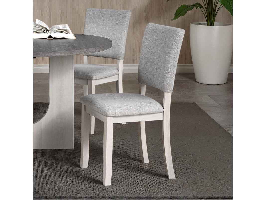 Oberto Gray Side Chair (Set of 4) by Furniture of America at Eve Furniture