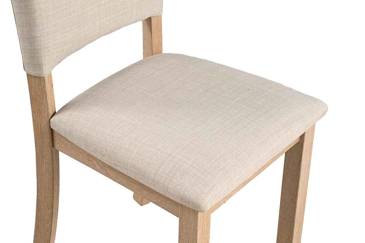 Oberto Natural Side Chair (Set of 4) by Furniture of America at Eve Furniture
