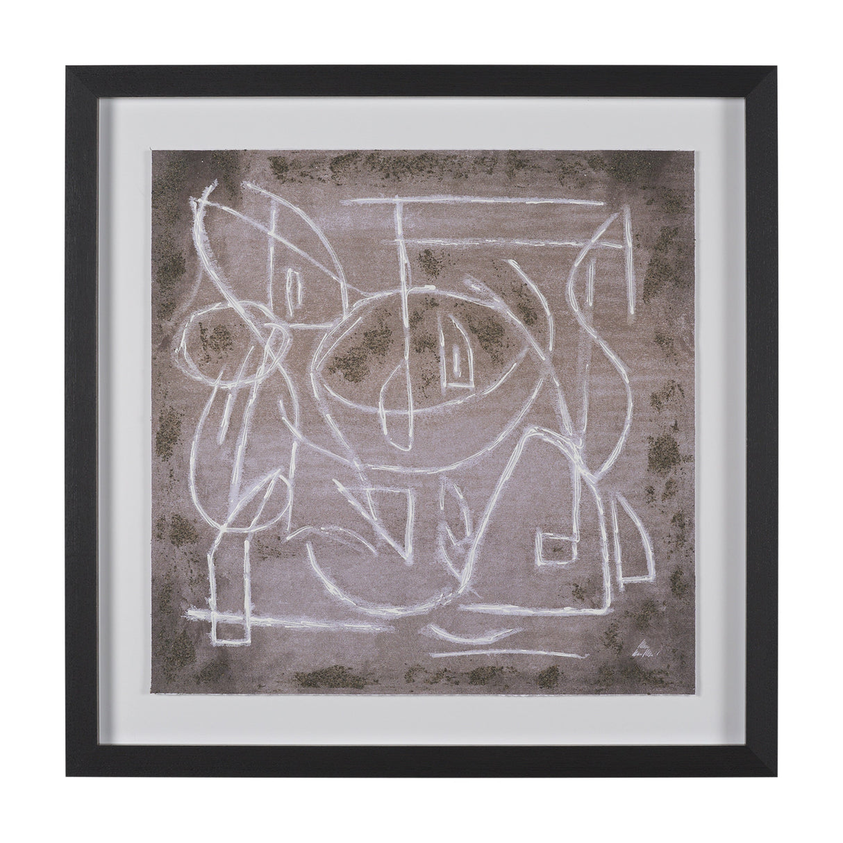 Obscure I by Mercana Studio Hand-Embellished Framed Artwork Matted under Glass by Mercana at Eve Furniture