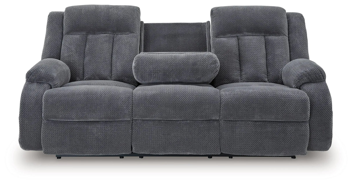 Observation Steel Power Reclining Sofa and Loveseat by Ashley at Eve Furniture