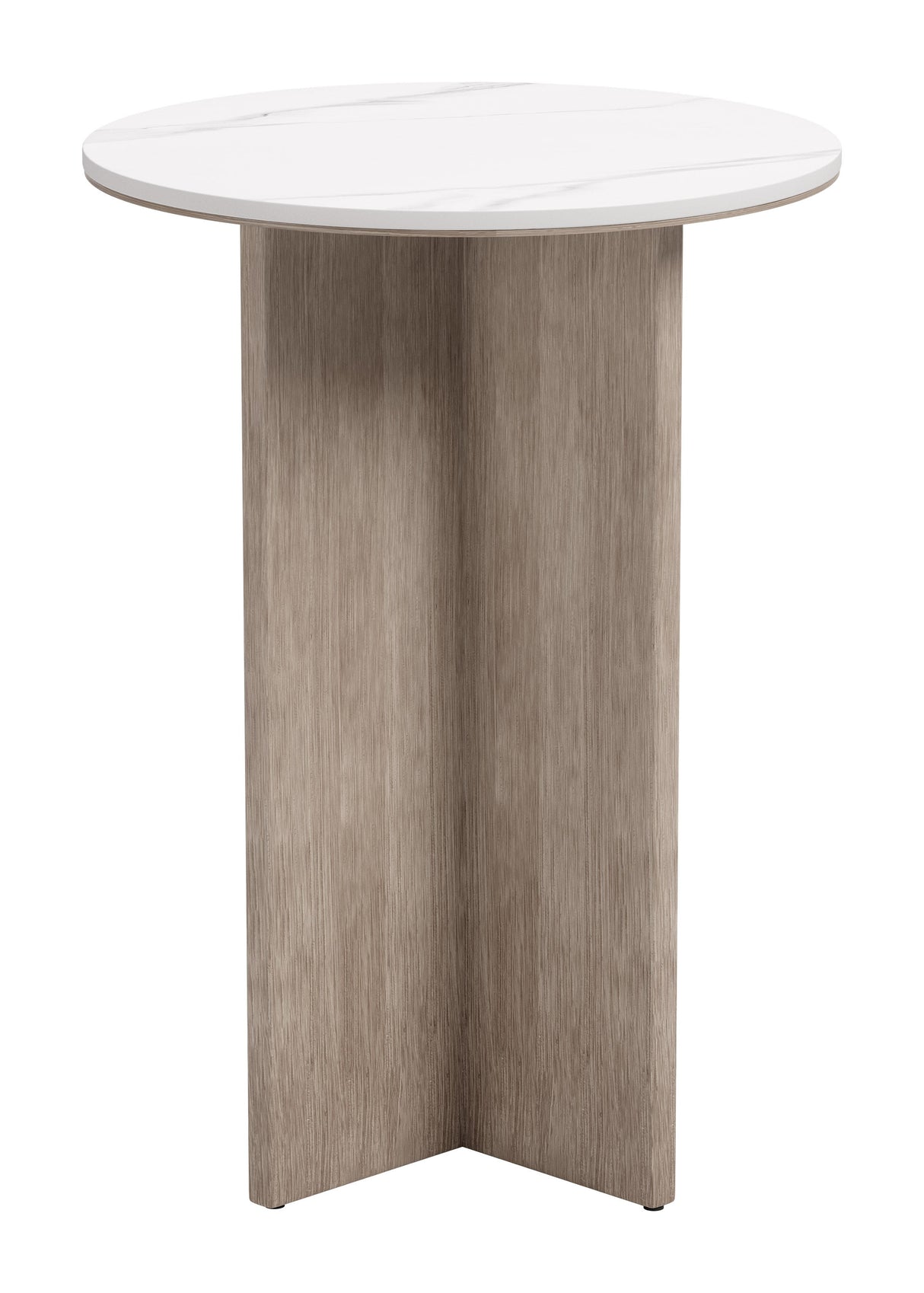 Oceanveil White Outdoor Side Table by Zuomod at Eve Furniture