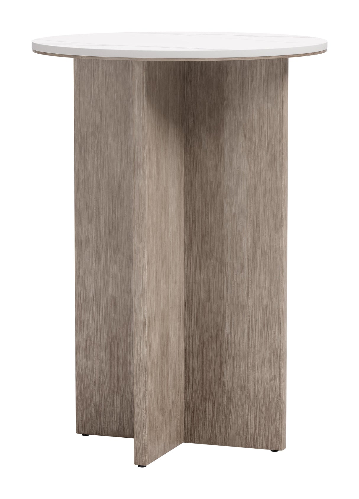 Oceanveil White Outdoor Side Table by Zuomod at Eve Furniture