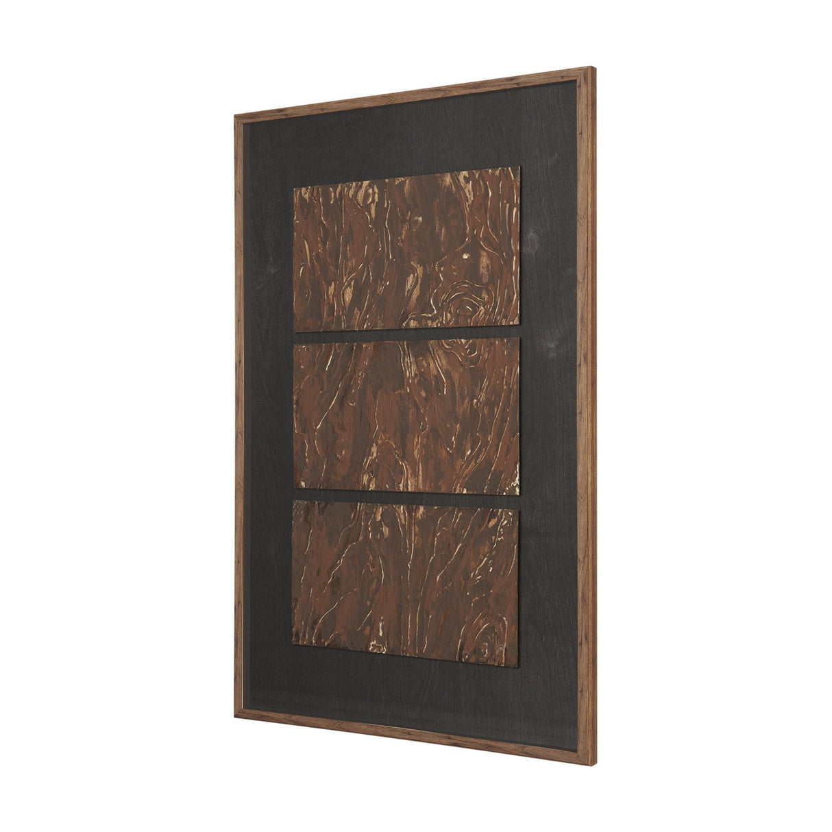 Ochre Drift by Mercana Studio Handmade Original Framed Artwork Matted under Glass by Mercana at Eve Furniture