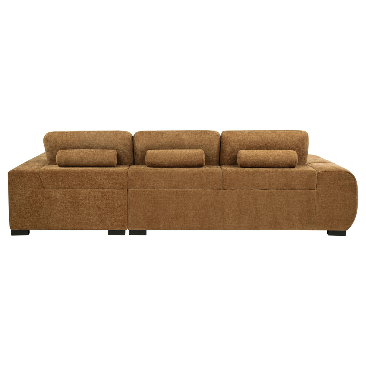 Octavia Amber Fabric Upholstered Sectional Chaise Sofa by Coaster at Eve Furniture
