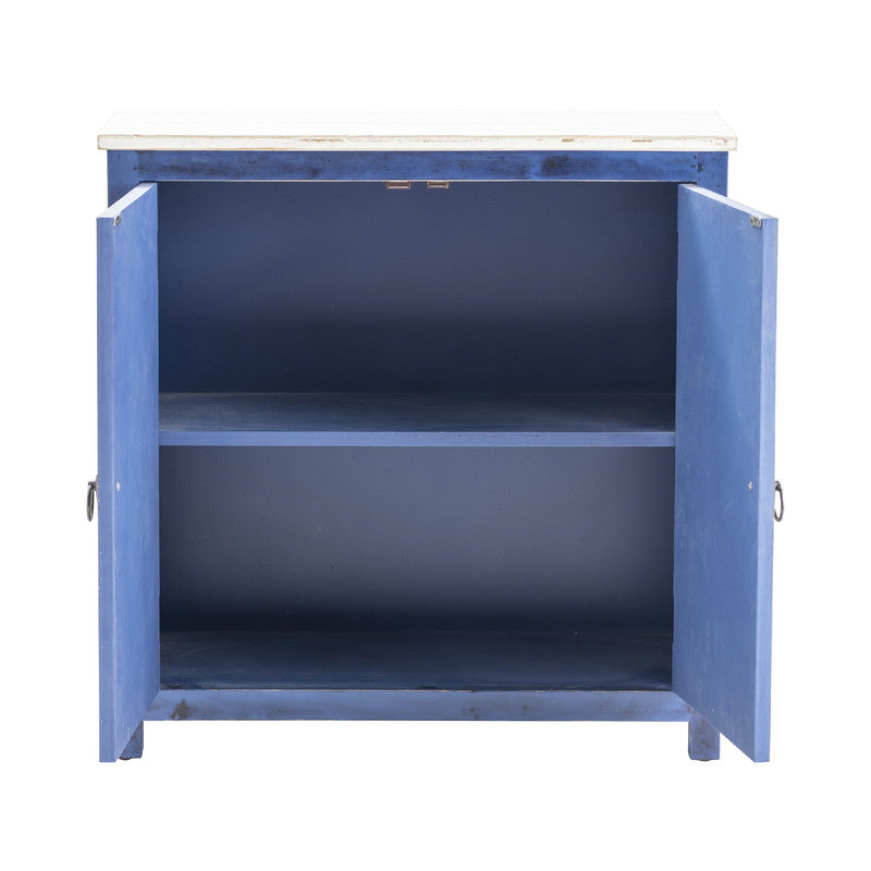 Octopus Blue/White Cabinet by Crestview at Eve Furniture