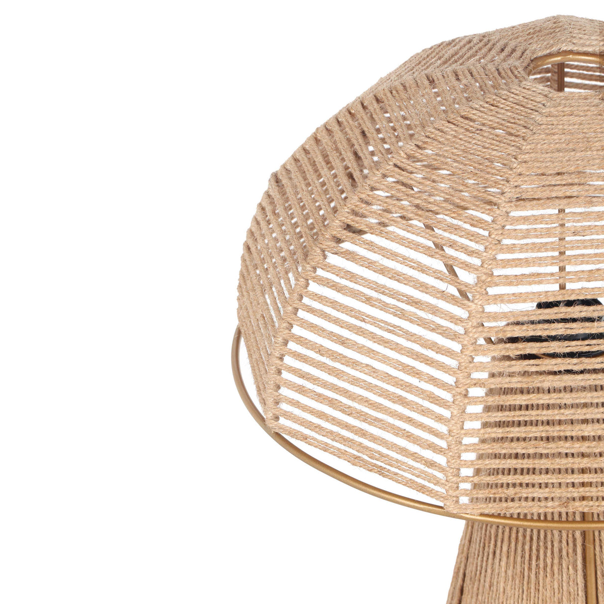Oddy Jute Table Lamp by TOV Furniture at Eve Furniture
