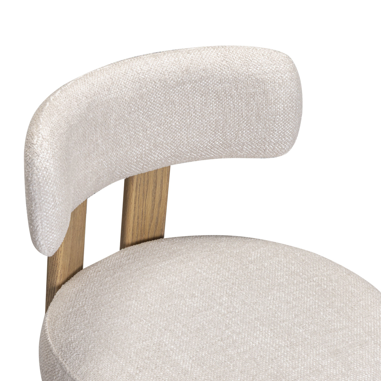 Odessa Cream Performance Fabric Counter Stool by TOV Furniture at Eve Furniture