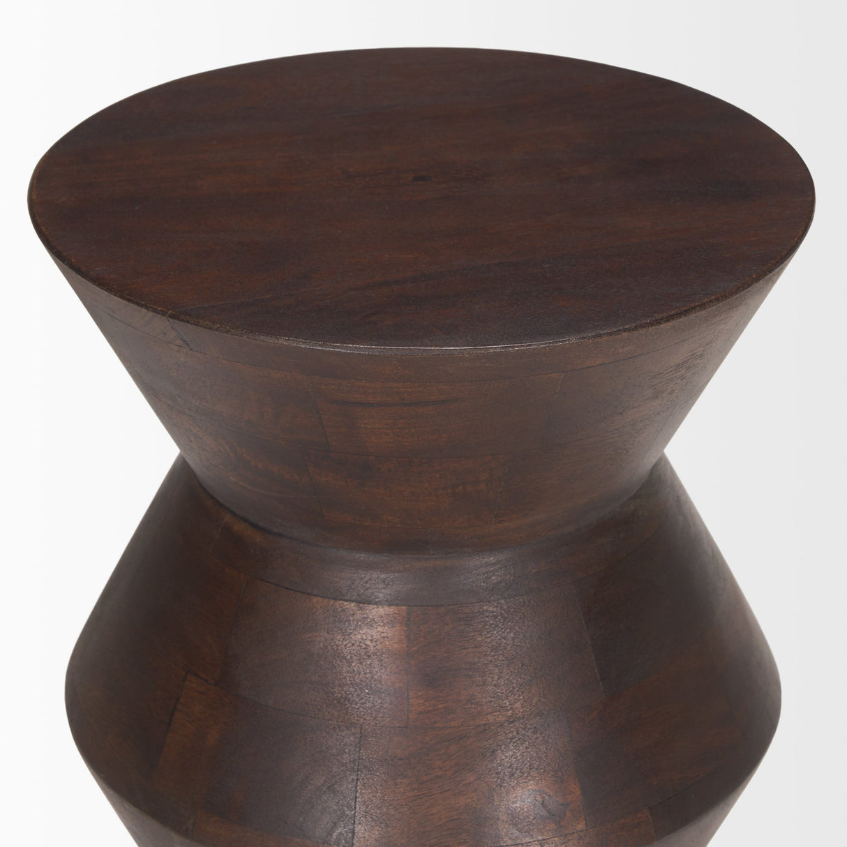 Odessa Dark Brown Wood Accent Table by Mercana at Eve Furniture
