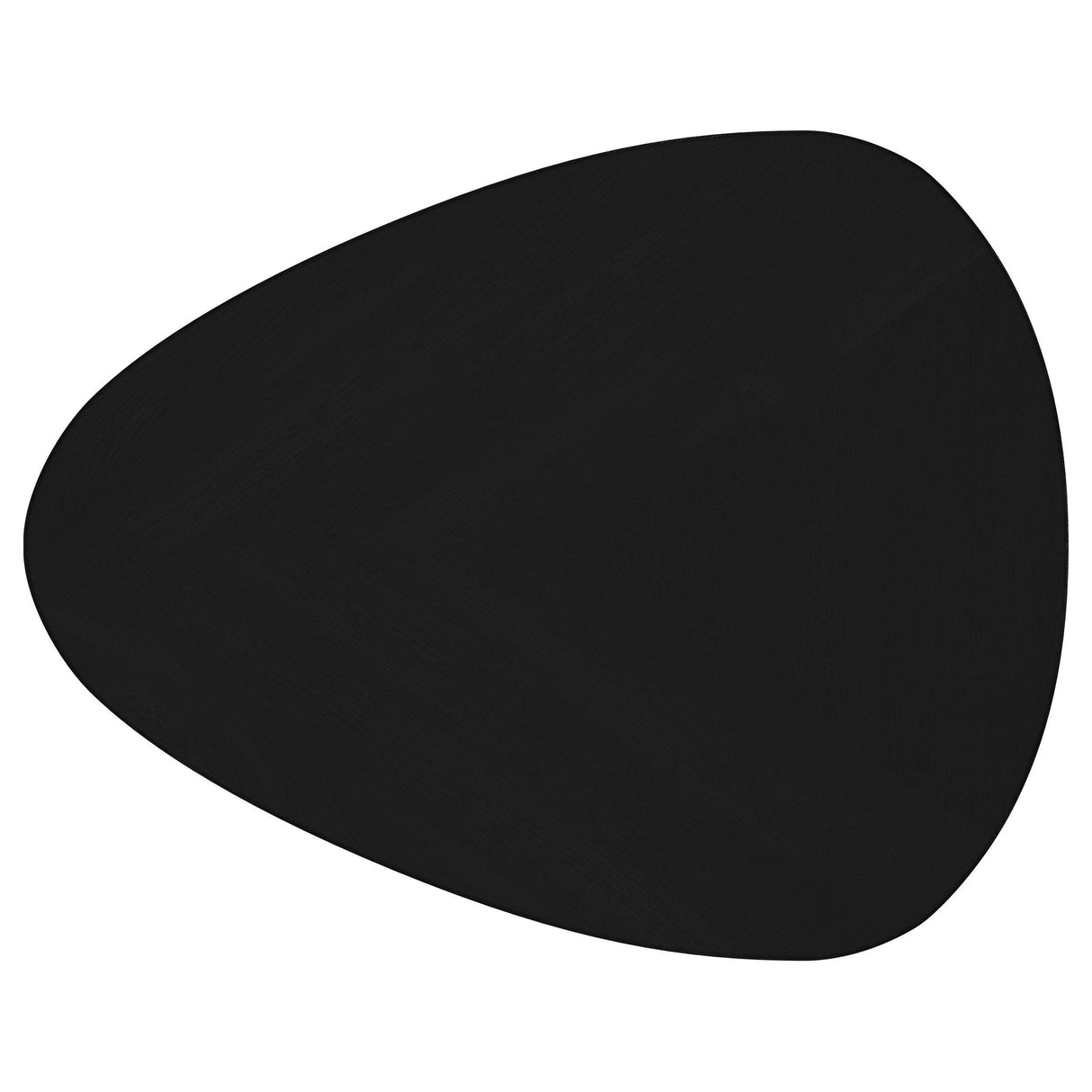 Odessa Triangular Solid Wood Coffee Table Black by Coaster at Eve Furniture