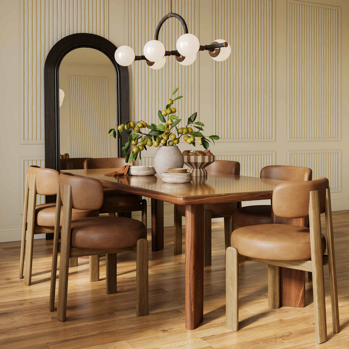 Odessa Vegan Leather Dining Chair by TOV Furniture at Eve Furniture