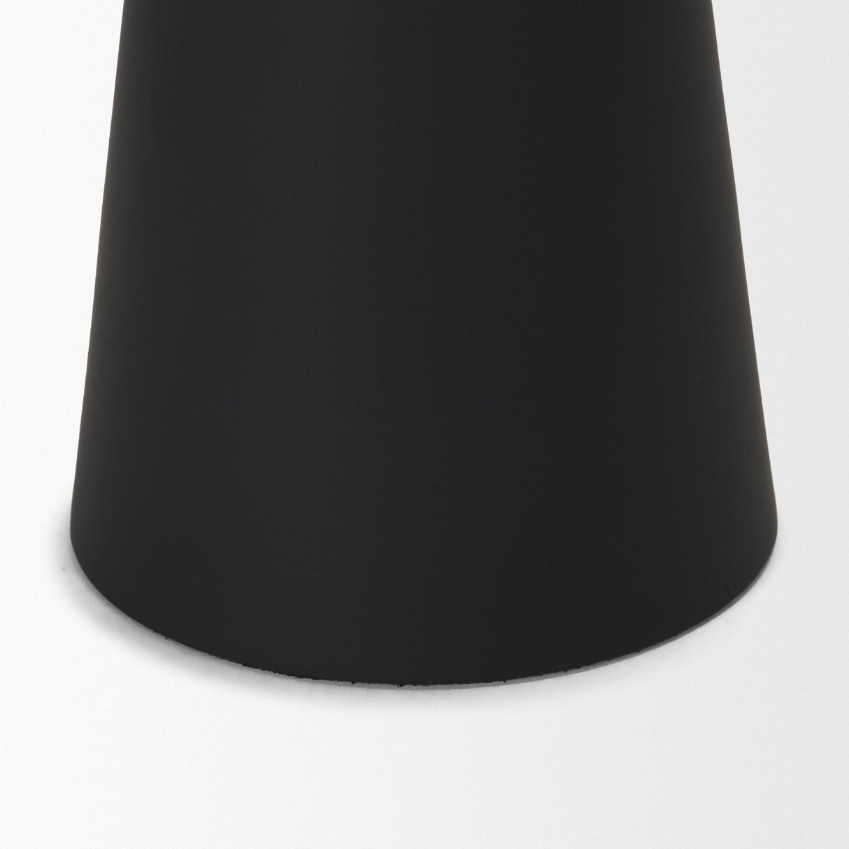 Odilia Large Smooth Matte Black Metal Geometric Pillar Candle Holder by Mercana at Eve Furniture