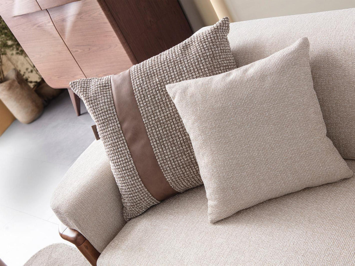 Odin Cream Convertible 3 Seater Sofa by Furnia at Eve Furniture