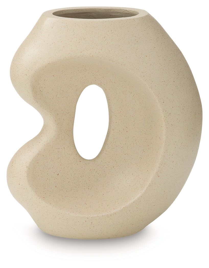 Odion Stone Vase by Ashley at Eve Furniture
