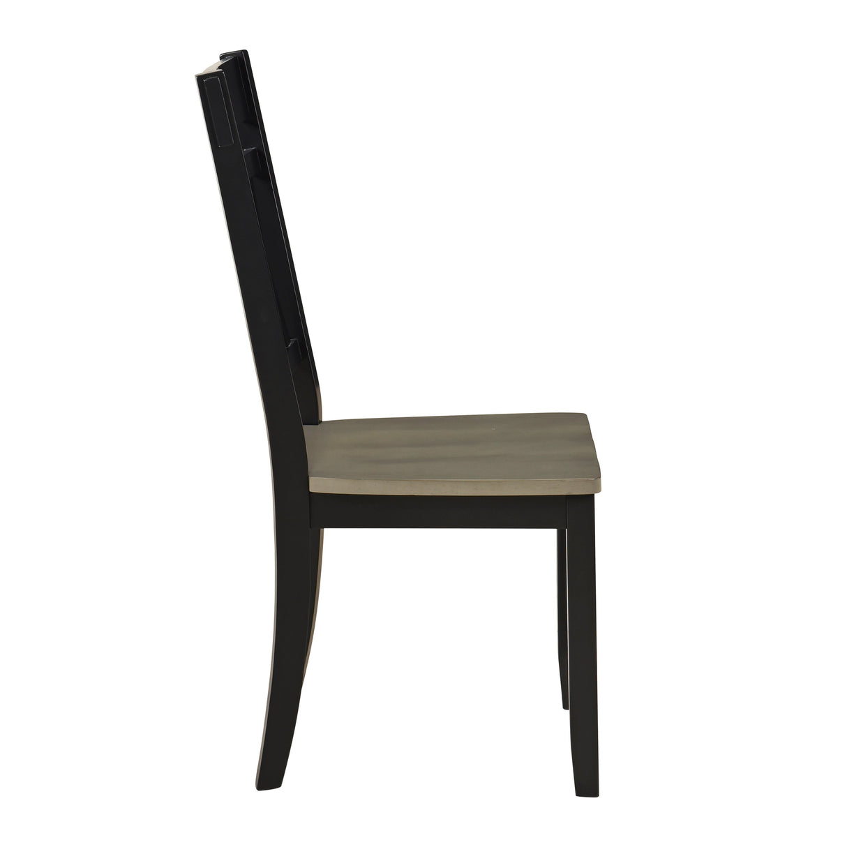 Ogden Black Double X-Back Side Chair, Set of 2 by Homelegance at Eve Furniture