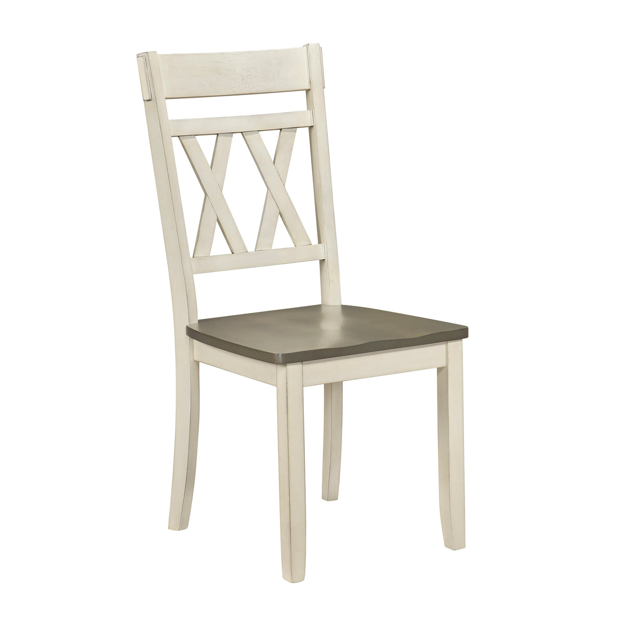 Ogden White Double X-Back Side Chair, Set of 2 by Homelegance at Eve Furniture