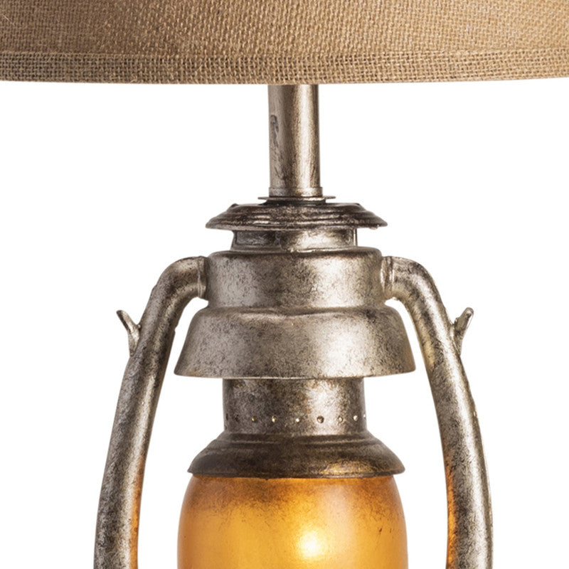 Oil Lantern Bronze/Brown Table Lamp by Crestview at Eve Furniture