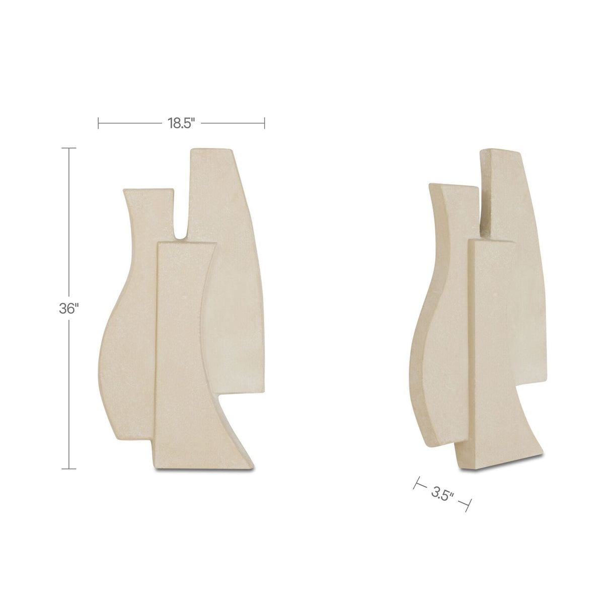 Ola Beige Wall Sculpture by Moe's Home at Eve Furniture