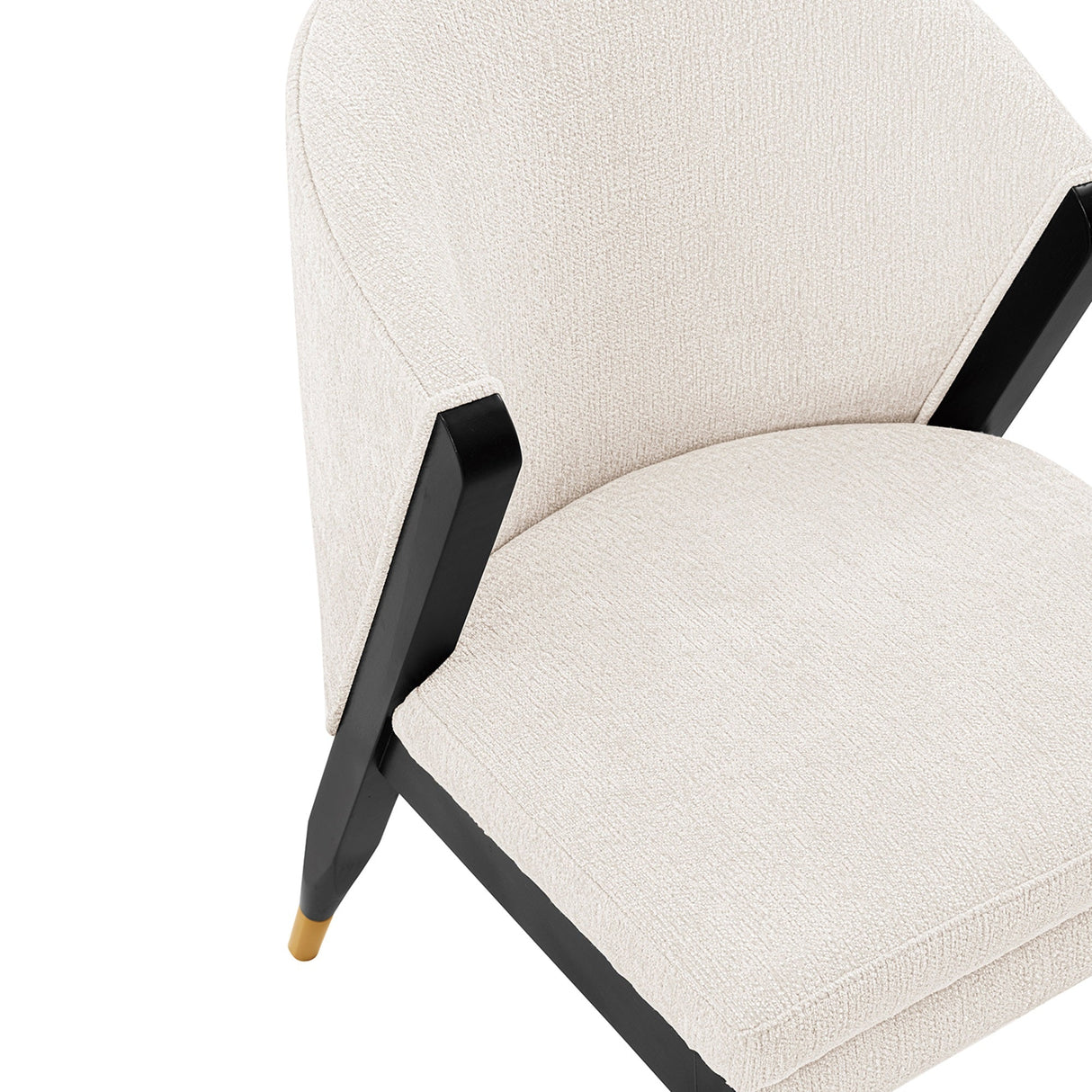 Ola Dining Chair in Cream by Manhattan Comfort at Eve Furniture
